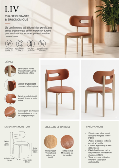 Chaise Liv ouverte